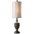 Indoor Clemente Burnished Silver Champagne Table Lamp