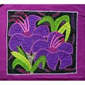 'Purple Flowers' Tapestry (Panama)