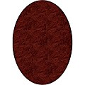 Hand-Tufted Posh Shag Brick Red Rug (4' x 4')