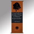 Wordsworth 'Come Forth Into the Light' Cotton Scroll (Indonesia)