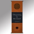 Taoist Proverb 'The Journey is the Reward' Cotton Scroll (Indonesia)
