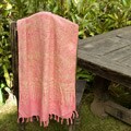 Rayon Batik Dusty Pink Shawl (Indonesia)