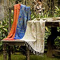Rayon Batik Fall Color Shawl (Indonesia)