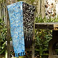 Rayon Batik Fall Color Shawl (Indonesia)