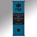 Gandhi 'An Eye for an Eye' Cotton Scroll (Indonesia)