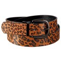 Steve Madden Women's Black/ Leopard Belt
