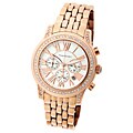 Yves Bertelin Paris Women's Rose Gold Stainless Steel Bracelet Watch