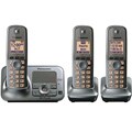 Panasonic KX-TG4133M DECT 6.0 Cordless Phone Digital Answering System with 3 Handsets (Refurbished)