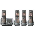 Panasonic KX-TG4134M DECT 6.0 Cordless Phone Digital Answering System with 4 Handsets (Refurbished)