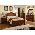 Springbay Cherry Oak Finish 4-piece Queen-size Bed Set