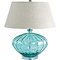Recycled Glass 1-light Melon Lamp