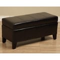 Warehouse Tiffany Ariel Faux Leather Storage Bench