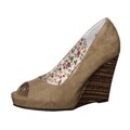 Unlisted by Kenneth Cole 'Fresh Faced' Sand Peep-toe Wedges