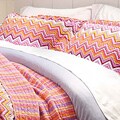 Purple ZigZag Twin-size 2-piece Quilt Set
