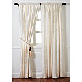 Angelina 84-inch Ivory Embroidered Silk Drapery Panel