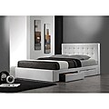 Belmont White Queen-size Storage Bed