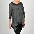 Colour Works Women's Lurex Seamed Tunic
