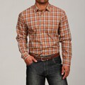 HSM by Hart Schaffner Marx Men's Plaid Woven Shirt