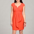 Sandra Darren Women's Geranium Ruffle Dress