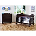 DaVinci Jacob 4-in-1 Crib with Toddler Rail in Espresso