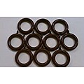 Red Mahogany Wooden Rings (Set of 10)