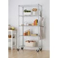 Trinity 36-inch NSF Chrome Wire Shelving Rack