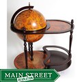 Old Modern Handicrafts Red Globe Drink Trolley