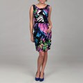 Connected Apparel Women's Printed Dress
