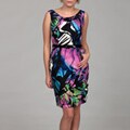 Connected Apparel Women's Printed Dress