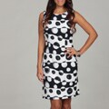Connected Apparel Women's Printed Dress