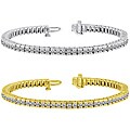 14k Gold 5ct TDW Diamond Tennis Bracelet (I-J, I1-I2)