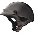 Fuel Helmets Black Motorcycle Half Helmet