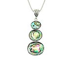 Pearlz Ocean Abalone Graduated Fashion Pendant