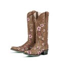 Lane Boots Women's Brown/ Pink 'Sakura' Cowboy Boots