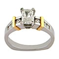 14k Gold 7/8ct TDW Certified Clarity-enhanced Diamond Engagement Ring (G-H,SI2 )