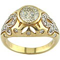 14k White Gold 1 1/2ct TDW Certified Clarity-Enhanced Diamond Engagement Ring (H-I,SI2 )