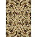 Infinity Collection Ivory/ Beige Rug (7'10 x 10'3)