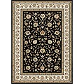 Primeval Black/ Ivory Oriental Rug (11'2 x 14'6)