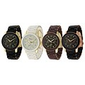 Geneva Platinum Women's Decorative Chronograph Link Watch