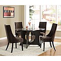 Dark Espresso Veneer Top Dining Table