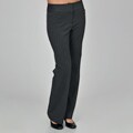 Adrienne Vittadini Women's Dark Chrome Bootcut Pants