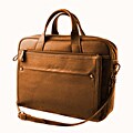 Bellerose Women's Tan Faux Leathe Tablet Briefcase