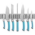 Ginsu Shoku Stainless Steel Frost 8-piece Cutlery Set with Magnetic Storage Bar