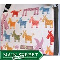 Handmade Medium Brown Fiesta Donkeys Messenger Bag