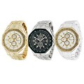Geneva Platinum Men's Chronograph-style Link Watch