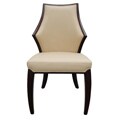 Tuxedo Leather Dining Chairs