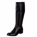 Steven by Steve Madden Women's 'Sowing' Black Leather Riding Boots FINAL SALE