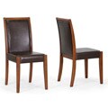 Lita Brown Dining Chairs (Set of 2)