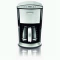 Krups KM720D50 12 Cup Programmable Glass Filter Coffee Maker, Stainless Steel