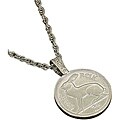 American Coin Treasures Lucky Rabbit Coin Pendant